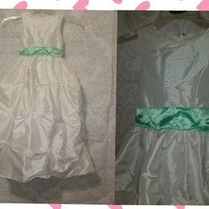 Sweet Beginnings Ivory flower girl dress 4-5